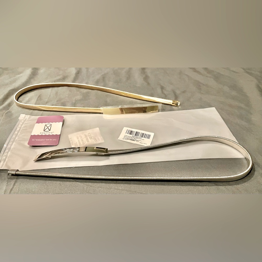 Gold and silver belts